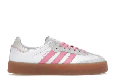 Pre-owned Adidas Originals Sambae (women's) Sneakers In Cloud White/bliss Pink/off White In Multi