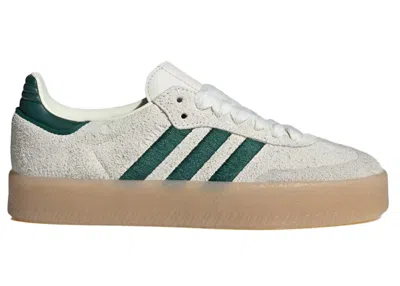 Pre-owned Adidas Originals Sambae (women's) Sneakers In Off White/collegiate Green In Multi