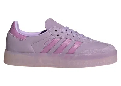 Pre-owned Adidas Originals Sambae (women's) Sneakers In Preloved Purple/powder Plum/off White