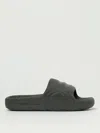Adidas Originals Adilette Textured Slide Sandals In Animal Print
