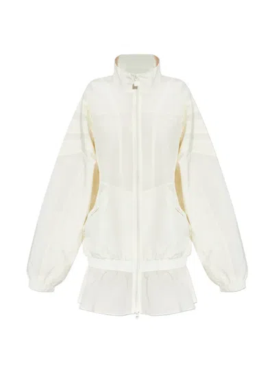 Adidas Originals Santiago Embroidered Jacket In White