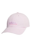 Adidas Originals Saturday 2.0 Baseball Cap In Clear Pink/ White/ Bliss Pink