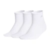 Adidas Originals Scallop Edge Womens Multi-pack 3 Pair Quarter Ankle Socks In White