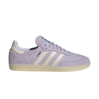 Adidas Originals Samba Og "silver Dawn/chalk White/off White" Sneakers In Metallic