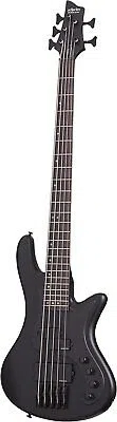 Pre-owned Adidas Originals Schecter Guitar Research Stiletto Stealth-5 5-string Electric Bass Guitar, In Gray