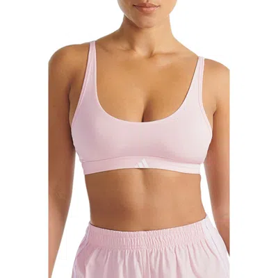 Adidas Originals Scoop Wireless Bra In Pink