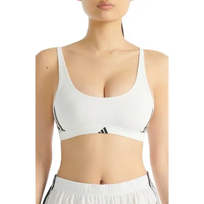 Adidas Originals Scoop Wireless Bra In White