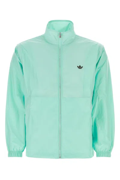ADIDAS ORIGINALS SEA GREEN NYLON ADIDAS X WALES BONNER WINDBREAKER