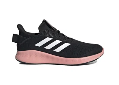 Pre-owned Adidas Originals Sensebounce+ Street (women's) Sneakers In Core Black/cloud White/glory Pink