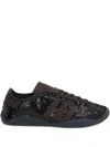 Adidas Originals Adidas X Wales Bonner Embellished Fabric Wales Bonner X Adidas Karintha Sneakers In Brown