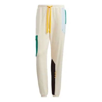 Adidas Originals Series Contrasting Colors Drawstring Bundle Feet Sports Pants/trousers/joggers Crea