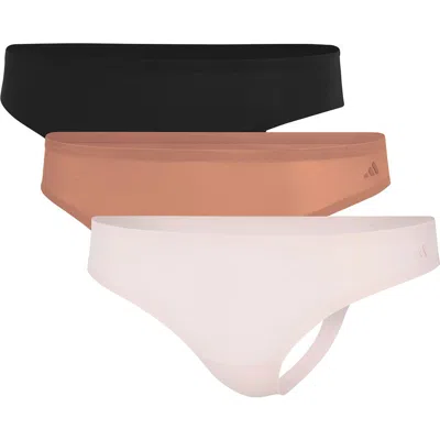 Adidas Originals Set Of 3 Thongs In Multi