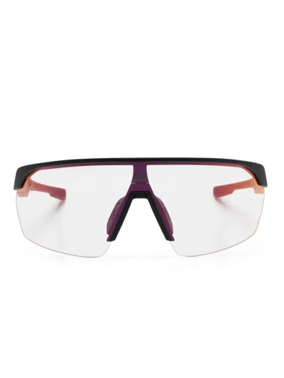 Adidas Originals Shield-frame Sunglasses In Black