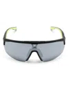 Adidas Originals Shield-frame Sunglasses In Black