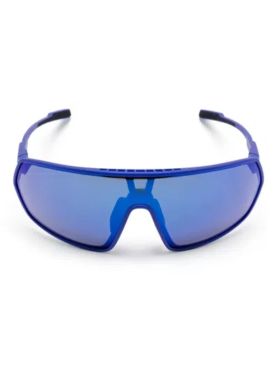 Adidas Originals Shield-frame Sunglasses In Blue