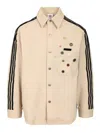 Adidas Originals X Song For The Mute Adi006 Button-embellished Shirt In Neutral