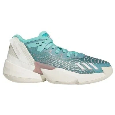 Pre-owned Adidas Originals Shoes Basketball Men Adidas Don Issue 4 Hr0718 Turquoise In Blue