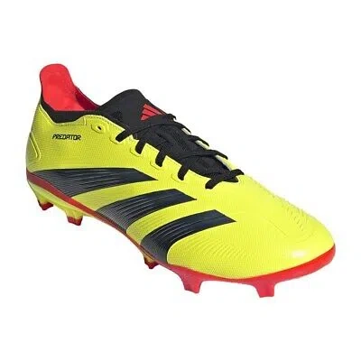 Pre-owned Adidas Originals Shoes Football Men Adidas Predator League L Fg Ig7761 Black-yellow In Multicolor