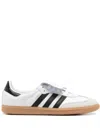 Adidas Originals Samba Lt Leather Low-top Sneakers In Bianco
