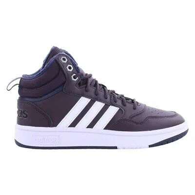 Pre-owned Adidas Originals Shoes Universal Women Adidas Hoops 30 Mid Wtr Gw6703 Graphite In Gray