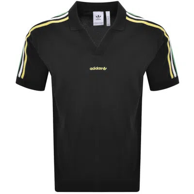 Adidas Originals Short Sleeve Polo Black
