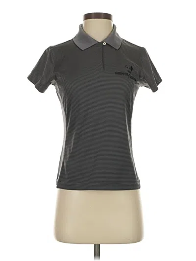 Pre-owned Adidas Originals Short Sleeve Polo Shirt In Gray