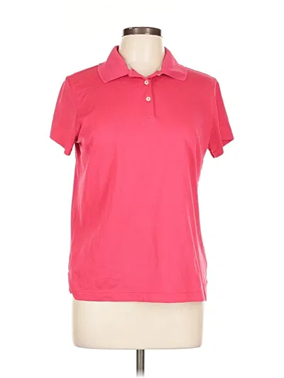 Pre-owned Adidas Originals Short Sleeve Polo Shirt In Pink