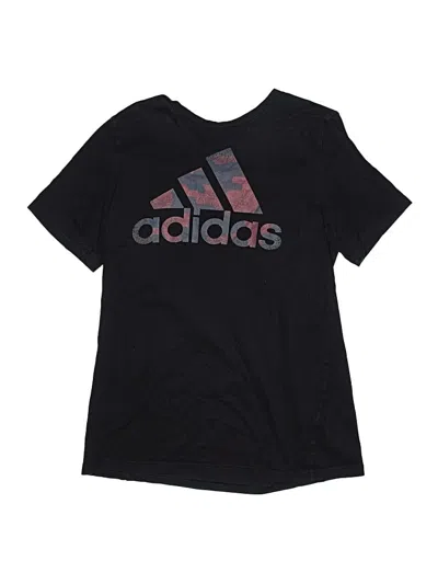 Pre-owned Adidas Originals Kids' Short Sleeve T-shirt In Black