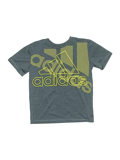Pre-owned Adidas Originals Kids' Short Sleeve T-shirt In Gray