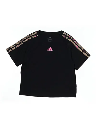 Pre-owned Adidas Originals Kids' Short Sleeve T-shirt In Black