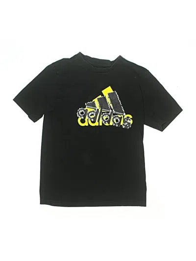 Pre-owned Adidas Originals Kids' Short Sleeve T-shirt In Black