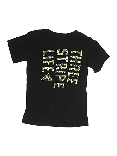 Pre-owned Adidas Originals Kids' Short Sleeve T-shirt In Black
