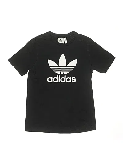 Pre-owned Adidas Originals Kids' Short Sleeve T-shirt In Black