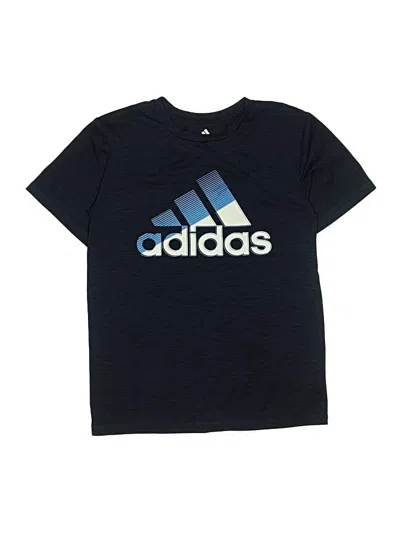 Pre-owned Adidas Originals Kids' Short Sleeve T-shirt In Blue
