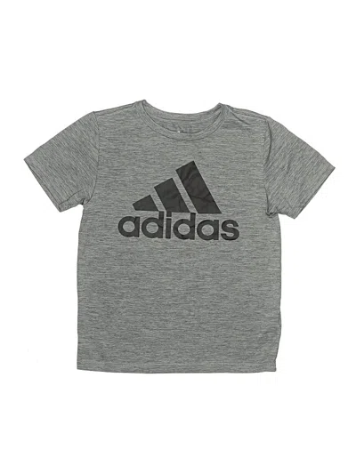 Pre-owned Adidas Originals Kids' Short Sleeve T-shirt In Gray