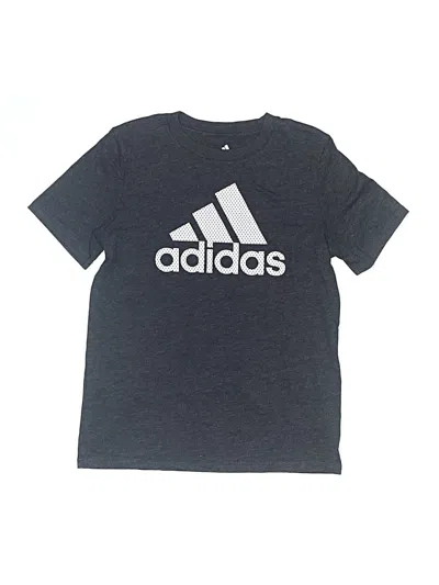 Pre-owned Adidas Originals Kids' Short Sleeve T-shirt In Gray