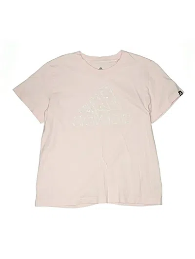Pre-owned Adidas Originals Kids' Short Sleeve T-shirt In Pink