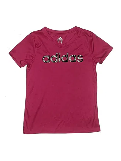 Pre-owned Adidas Originals Kids' Short Sleeve T-shirt In Pink