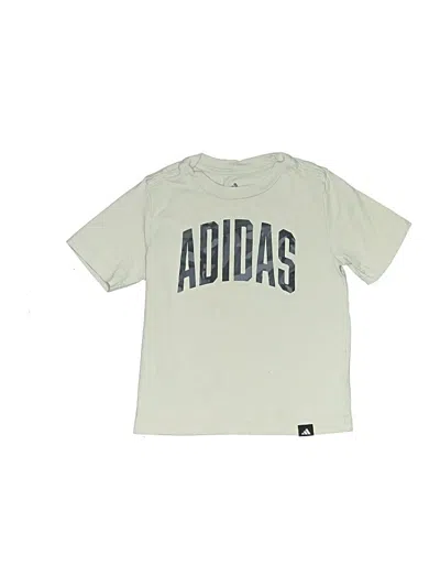 Pre-owned Adidas Originals Kids' Short Sleeve T-shirt In Silver