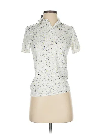 Adidas Originals Short Sleeve Turtleneck In Ivory