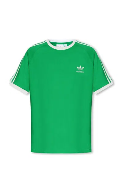 Adidas Originals Short-sleeved Crewneck T-shirt In Green