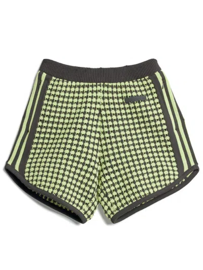 Adidas Originals Shorts With Logo In Green