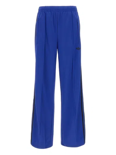 Adidas Originals Side-stripe Knit Trousers In Blue