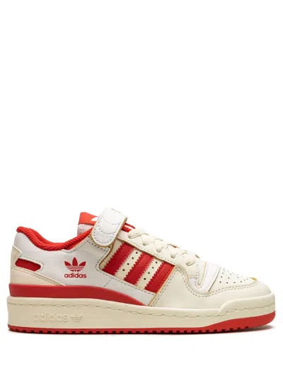 Adidas Originals Side-stripe Leather Sneakers In Neutrals