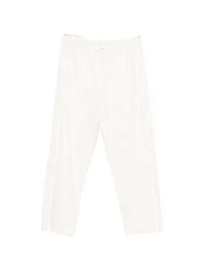 Adidas Originals Side Stripe Track Pants In White