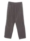 Adidas Originals Side-stripes Panelled Track Pants In Gray