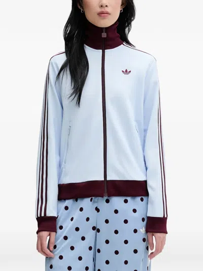 Adidas Originals Side-stripe Track Jacket In Blue