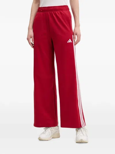 Adidas Originals Side-stripe Track Pants In White