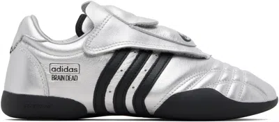 Adidas Originals Silver Brain Dead Edition Taekwondo Sneakers In Multi