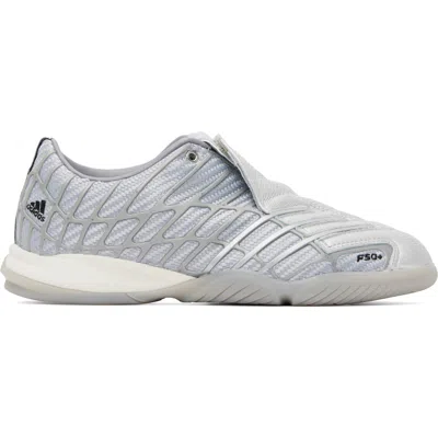 Adidas Originals Silver F50 Sala Sneakers In Gray